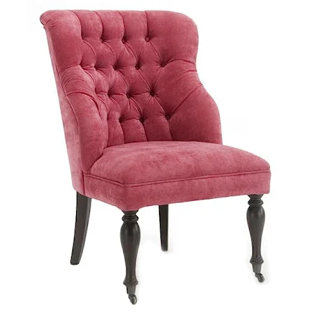 Button Tufted Accent Chair